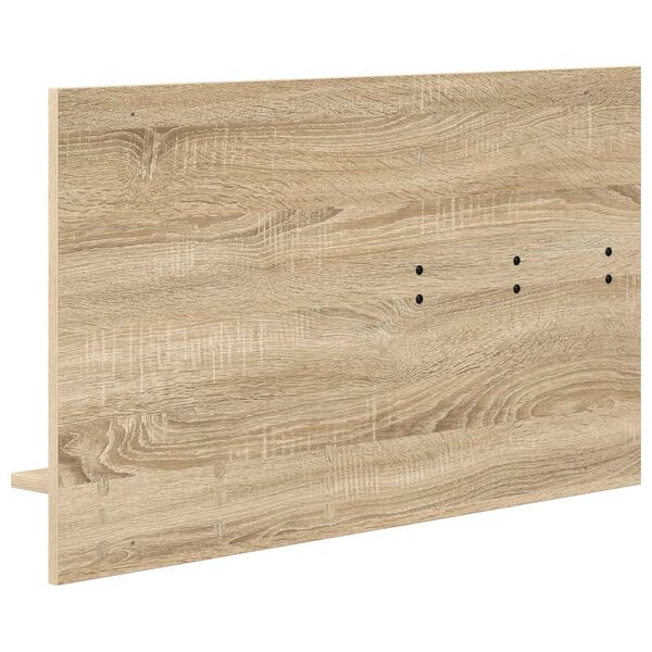 vidaXL Τοίχου Κρεμάστρα Sonoma Oak 90 x 10 x 50 εκ Επεξεργασμένο ξύλο