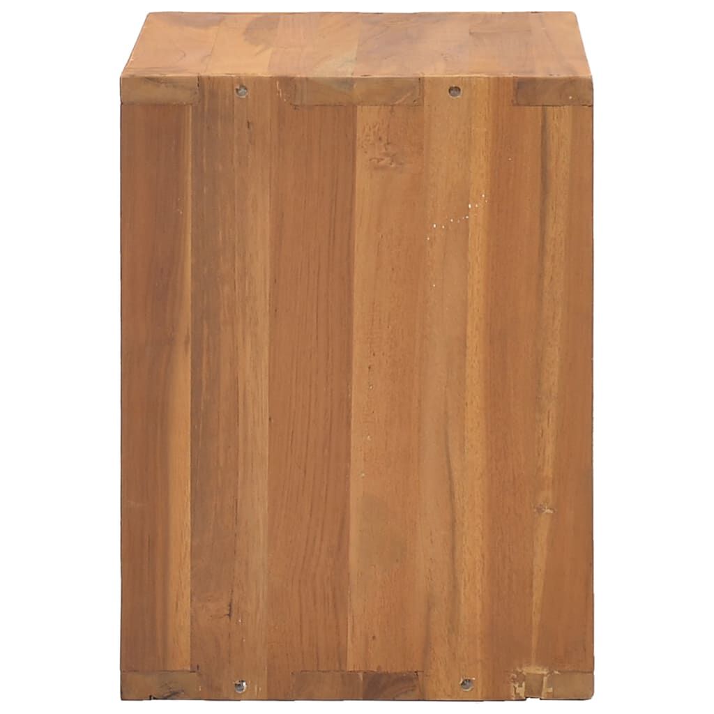 vidaXL Κομοδίνο 40 x 30 x 40 εκ. από Μασίφ Ξύλο Teak