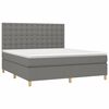 vidaXL &Kappa;&rho;&epsilon;&beta;ά&tau;&iota; Boxspring &mu;&epsilon; &Sigma;&tau;&rho;ώ&mu;&alpha; & LED &Sigma;&kappa;.&Gamma;&kappa;&rho;&iota; 180x200 &epsilon;&kappa; &Upsilon;&phi;&alpha;&sigma;&mu;ά&tau;&iota;&nu;&omicron;