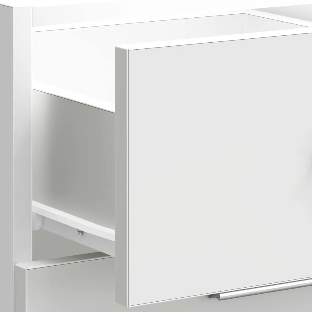 vidaXL Κάτω ντουλάπι Lyon λευκό 40x46x81,5 cm Ξύλινο μηχανουργικό ξύλο