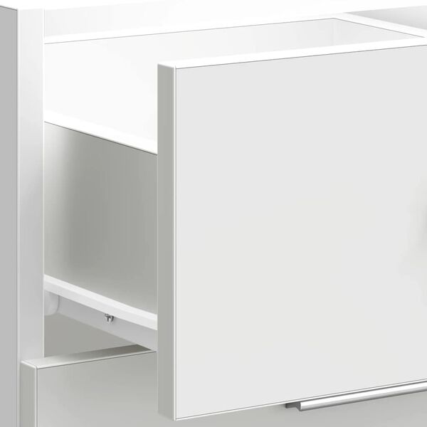 vidaXL Κάτω ντουλάπι Lyon λευκό 40x46x81,5 cm Ξύλινο μηχανουργικό ξύλο