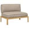 vidaXL &Sigma;&epsilon;&tau; &Kappa;&alpha;&nu;&alpha;&pi;έ &Mu;&omicron;&nu;ό&chi;&rho;&omega;&mu;&omicron; Taupe 120 x 92 x 69 &epsilon;&kappa; &Sigma;&tau;&epsilon;&rho;&epsilon;ό &Xi;ύ&lambda;&omicron; &Alpha;&kappa;&alpha;&kappa;ί&alpha;&sigmaf;