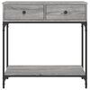 vidaXL Τραπέζι Κονσόλα Γκρι Sonoma 75x34,5x75 εκ. Επεξεργασμένο Ξύλο