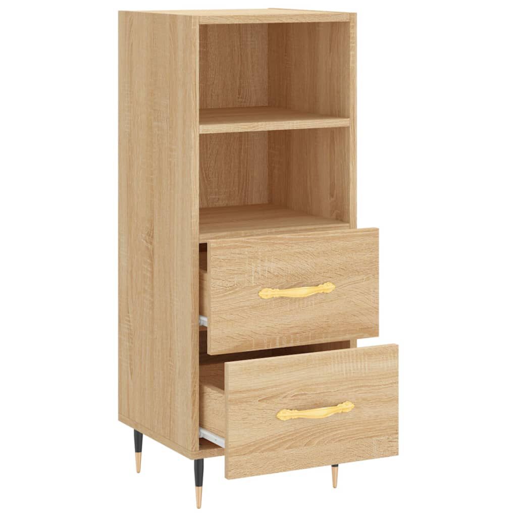 vidaXL Ντουλάπι Sonoma Δρυς 34,5x34x90 εκ. από Επεξεργασμένο Ξύλο