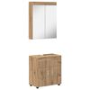vidaXL &Sigma;&epsilon;&tau; &Epsilon;&pi;ί&pi;&lambda;&omega;&nu; &Mu;&pi;ά&nu;&iota;&omicron;&upsilon; TULUM 2 &tau;&mu;&chi;. Artisan Oak 60 x 34 x 63 &epsilon;&kappa;