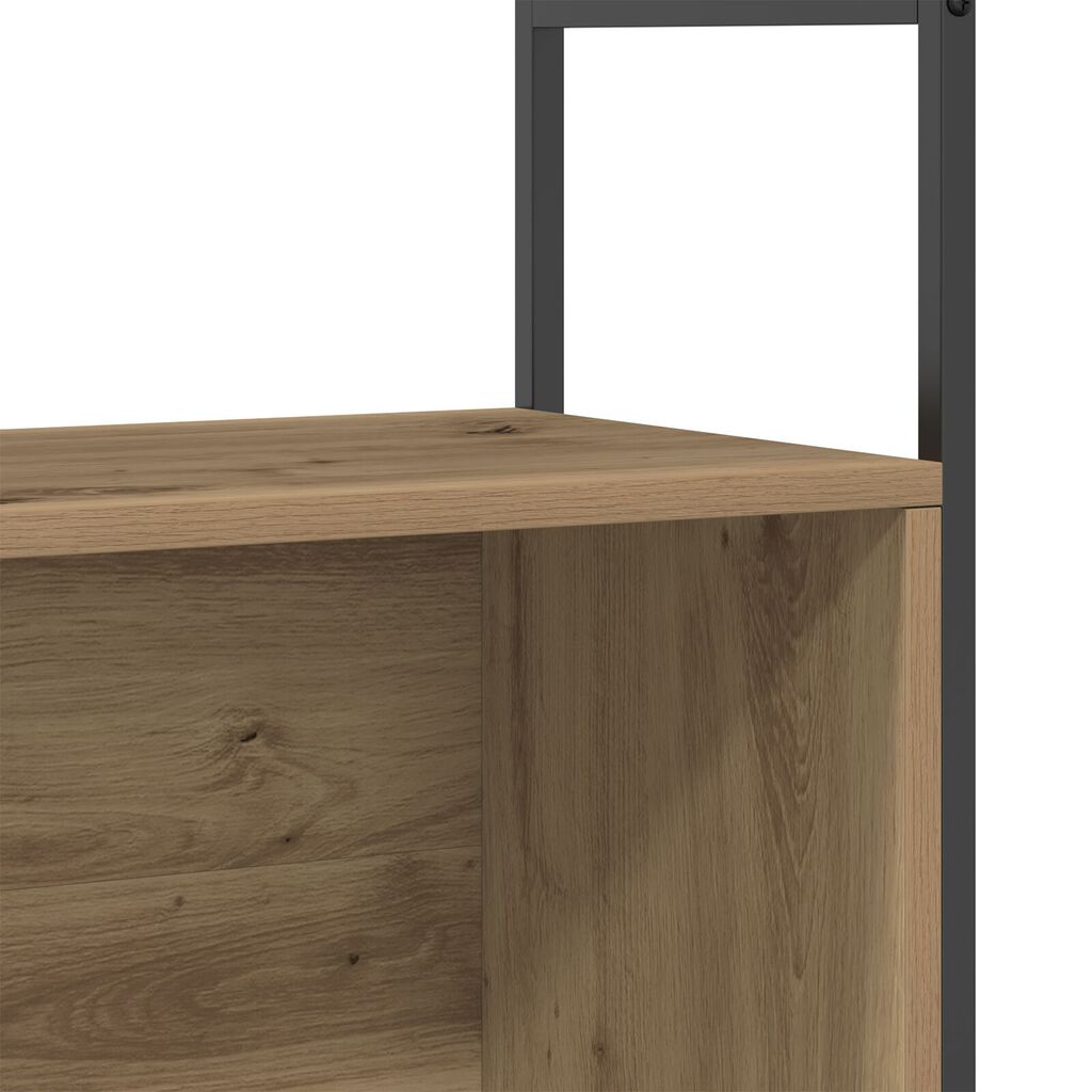 vidaXL Βιβλιοθήκη Artisian Δρυς 80x30x78,5 εκ. Επεξεργασμένο ξύλο