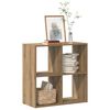vidaXL Βιβλιοθήκη Αρτισιανή Δρυς 68,5x32x68,5 εκ. Επεξεργασμένο Ξύλο