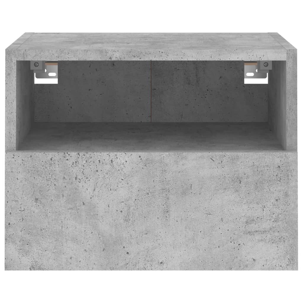 vidaXL Έπιπλο Τοίχου Τηλεόρασης Γκρι Σκυρ. 40x30x30 εκ. Επεξ. Ξύλο