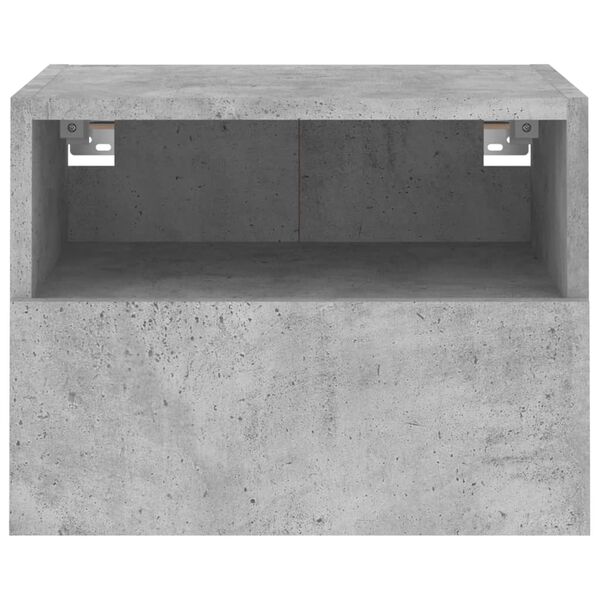 vidaXL Έπιπλο Τοίχου Τηλεόρασης Γκρι Σκυρ. 40x30x30 εκ. Επεξ. Ξύλο