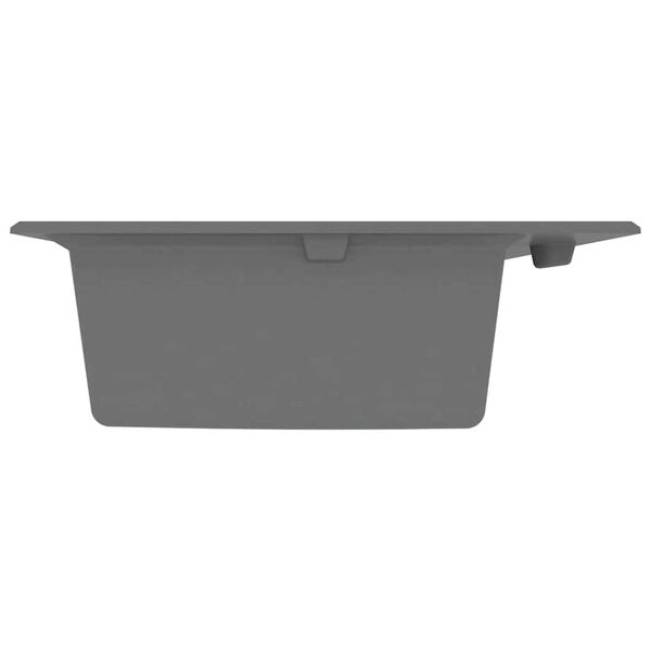 vidaXL Σιντρινο κουζίνας Γκρι 79 x 50 x 31 εκ. Γρανίτης