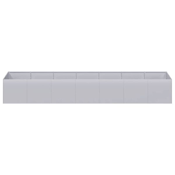 vidaXL Ζαρντινιέρα 280x80x40 εκ. από Γαλβανισμένο Ατσάλι