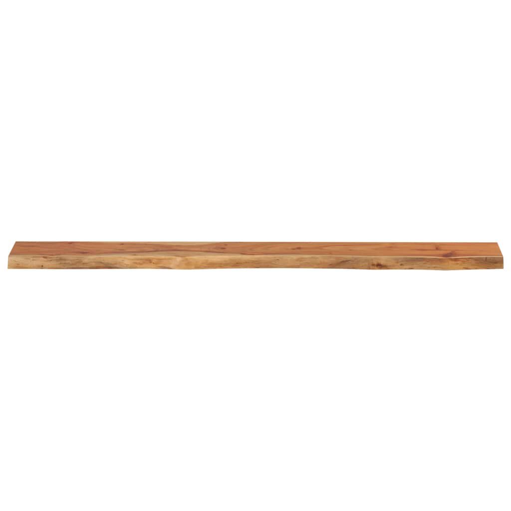 vidaXL Ράφι Επιτοίχιο Ορθ. Live Edge 140x20x3,8 εκ. Μασίφ Ξύλο Ακακίας