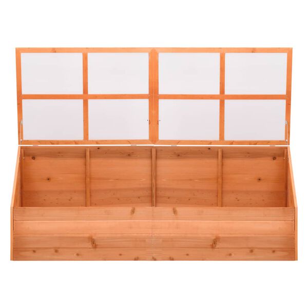 vidaXL Θερμοκήπιο 180 x 57 x 62 εκ. Ξύλινο