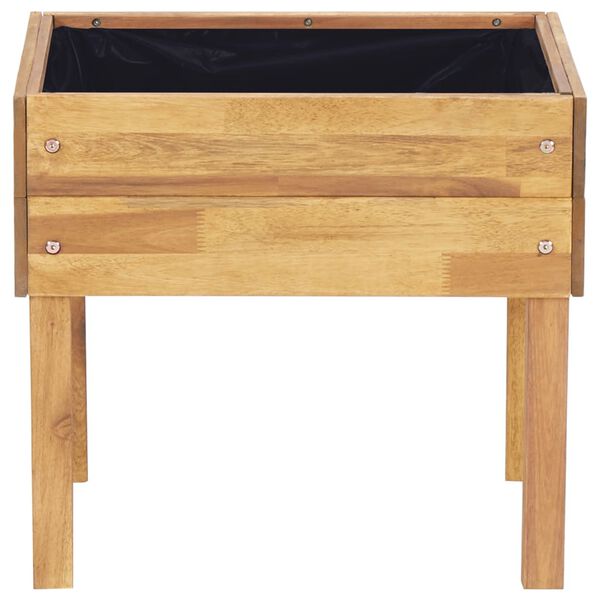 vidaXL Ζαρντινιέρα Υπερυψωμένη 50 x 40 x 45 εκ. από Μασίφ Ξύλο Ακακίας