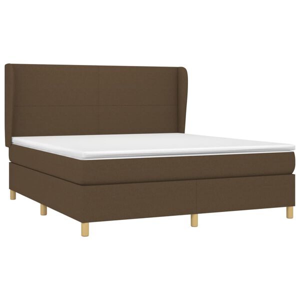 vidaXL &Kappa;&rho;&epsilon;&beta;ά&tau;&iota; Boxspring &mu;&epsilon; &Sigma;&tau;&rho;ώ&mu;&alpha; &Sigma;&kappa;&omicron;ύ&rho;&omicron; &Kappa;&alpha;&phi;έ 180x200 &epsilon;&kappa; &Upsilon;&phi;&alpha;&sigma;&mu;ά&tau;&iota;&nu;&omicron;