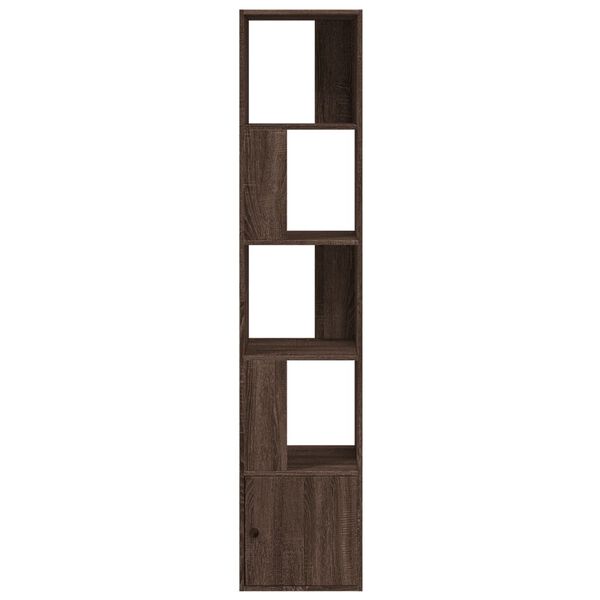vidaXL Βιβλιοθήκη καφέ δρυς 40x36x189 εκ. από Επεξεργασμένο Ξύλο