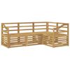 vidaXL &Sigma;&epsilon;&tau; &Kappa;&alpha;&nu;&alpha;&pi;έ 4 pcs &Lambda;&epsilon;&upsilon;&kappa;ό 185,5 x 126,5 x 73 &epsilon;&kappa;