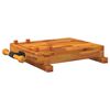 vidaXL Επιφάνεια Πάγκου Εργ. με Μέγγενη 52x44x9,5εκ Μασίφ Ξύλο Ακακίας