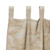vidaXL Κουρτίνα με κουρτίνες 2 pcs Κρεμ 140 x 140 cm Βελούδο