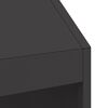 vidaXL Φωτιά Μαύρο 50 x 50 x 100 cm Κρύα έλαση από χάλυβα