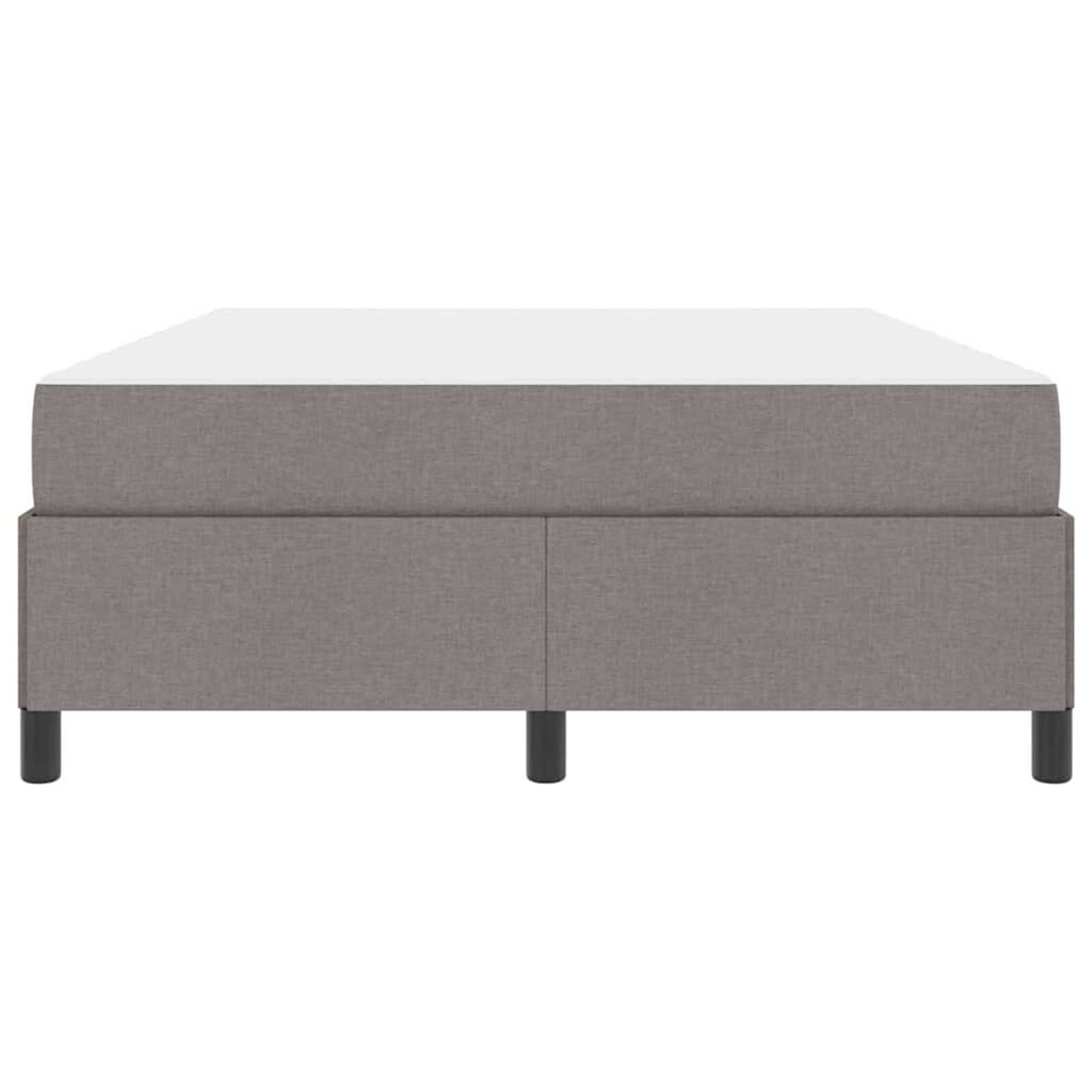 vidaXL Κρεβάτι με ελατήρια Ταμπά και Μαύρο 160 x 200 cm