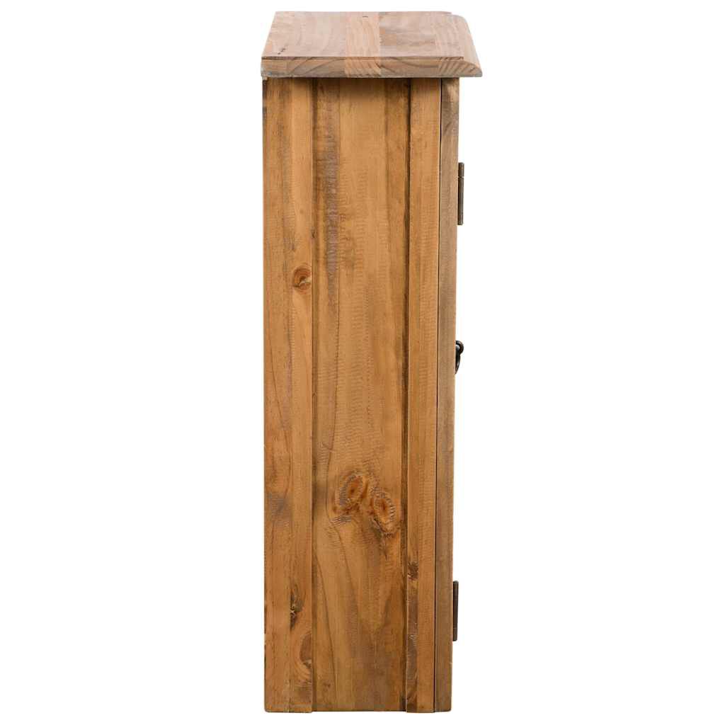 vidaXL Ντουλάπι Μπάνιου Επίτοιχο 42x23x70 εκ. Μασίφ Ανακυκλωμένο Πεύκο