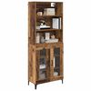 vidaXL Highboard &Pi;&alpha;&lambda;&iota;ό &Xi;ύ&lambda;&omicron; 69,5 x 34 x 180 &epsilon;&kappa;. &Epsilon;&pi;&epsilon;&xi;&epsilon;&rho;&gamma;&alpha;&sigma;&mu;έ&nu;&omicron; &xi;ύ&lambda;&omicron;