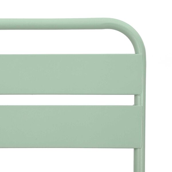 vidaXL Πτυσσόμενη Καρέκλα Κήπου 2 pcs Πράσινο 55 x 56.5 x 91εκ Ατσάλι