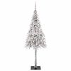 vidaXL Χριστουγεννιάτικο Δέντρο με 300 LED Λευκό 180 cm ΠΕ και Ατσάλι