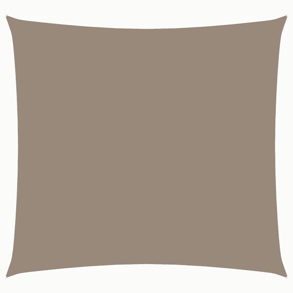 vidaXL Πανί Σκίασης Τετράγωνο Taupe 4 x 4 μ. από Ύφασμα Oxford
