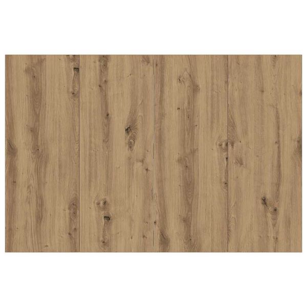 vidaXL Κεφαλάρι κρεβατιού Δρυς τεχνίτης 120x1,5x80 cm