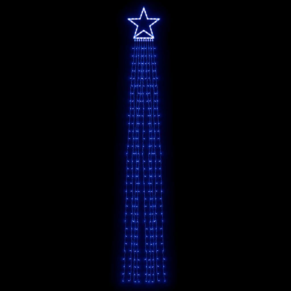 vidaXL Φωτιστικό Χριστουγεννιάτικο Δέντρο 320 LED Μπλε 375 εκ.