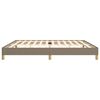 vidaXL Σκελετός Κρεβατιού Χωρίς Στρώμα Taupe 200x200 εκ.Υφασμάτινο