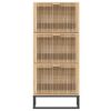 vidaXL Παπουτσοθήκη 52 x 25 x 120 εκ. από Επεξεργασμένο Ξύλο