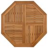 vidaXL &Epsilon;&pi;&iota;&phi;ά&nu;&epsilon;&iota;&alpha; &Tau;&rho;&alpha;&pi;&epsilon;&zeta;&iota;&omicron;ύ &Omicron;&kappa;&tau;ά&gamma;&omega;&nu;&eta; 90x90x2,5 &epsilon;&kappa;. &Mu;&alpha;&sigma;ί&phi; &Xi;ύ&lambda;&omicron; Teak