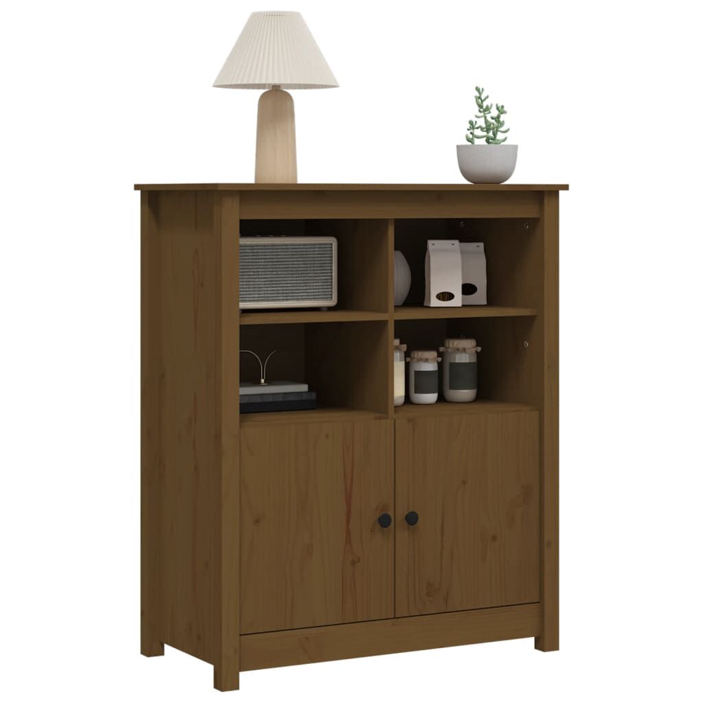 vidaXL Ντουλάπι Καφέ Μέλι 83x41,5x100 εκ. από Μασίφ Ξύλο Πεύκου