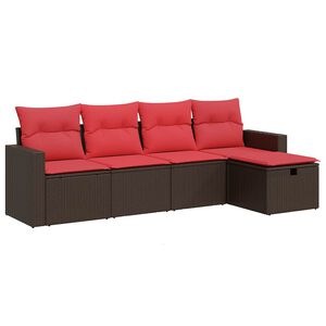 vidaXL &Sigma;&alpha;&lambda;ό&nu;&iota; &Kappa;ή&pi;&omicron;&upsilon; &Sigma;&epsilon;&tau; 5 &Tau;&epsilon;&mu;&alpha;&chi;ί&omega;&nu; &Kappa;&alpha;&phi;έ &Sigma;&upsilon;&nu;&theta;&epsilon;&tau;&iota;&kappa;ό &Rho;&alpha;&tau;ά&nu; &mu;&epsilon; &Mu;&alpha;&xi;&iota;&lambda;ά&rho;&iota;&alpha;