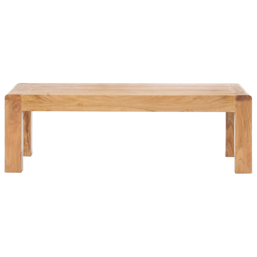 vidaXL Τραπεζάκι Σαλονιού 110x60x35εκ Μασίφ Ακακία Μελί Φινίρισμα