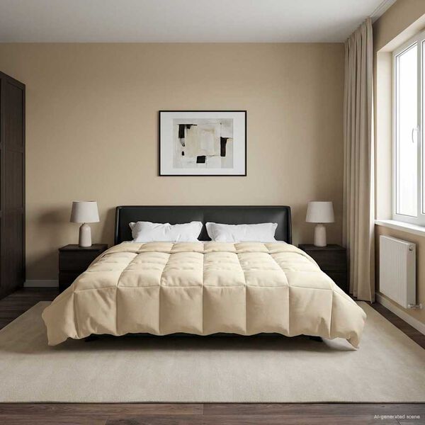 vidaXL &Kappa;&omicron;&upsilon;&beta;έ&rho;&tau;&alpha; &omicron;&lambda;ό&kappa;&lambda;&eta;&rho;&omicron;&upsilon; &tau;&omicron;&upsilon; &chi;&rho;ό&nu;&omicron;&upsilon; &Kappa;&rho;&epsilon;&mu; 200 x 200 cm &Mu;&iota;&kappa;&rho;&omicron;ΐ&nu;&epsilon;&sigmaf;