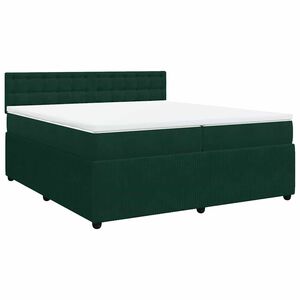vidaXL &Kappa;&rho;&epsilon;&beta;ά&tau;&iota; Boxspring &mu;&epsilon; &Sigma;&tau;&rho;ώ&mu;&alpha; &Sigma;&kappa;&omicron;ύ&rho;&omicron; &Pi;&rho;ά&sigma;&iota;&nu;&omicron; 200x200&epsilon;&kappa;. &Beta;&epsilon;&lambda;&omicron;ύ&delta;&iota;&nu;&omicron;