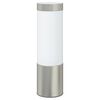 vidaXL Εξωτερικά Φωτιστικά Τοίχου 2 pcs Ασημί 12 x 7.5 x 27 εκ