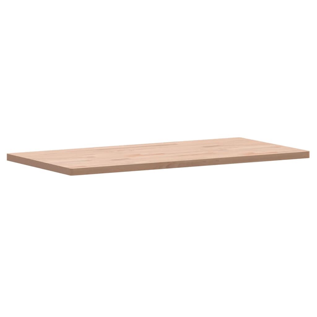 vidaXL Επιφάνεια Τραπεζιού Ορθογώνια 100x50x2,5 εκ. Μασίφ Ξύλο Οξιάς