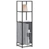 vidaXL Highboard Grey Sonoma Κατασκευασμένο ξύλο και μέταλλο