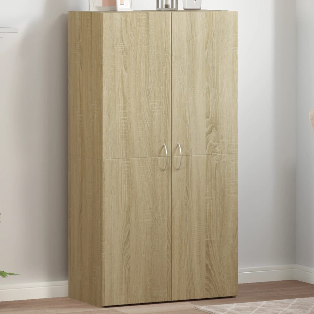 vidaXL Αρχειοθήκη Sonoma Δρυς 60x32x115 εκ. από Επεξεργασμένο Ξύλο