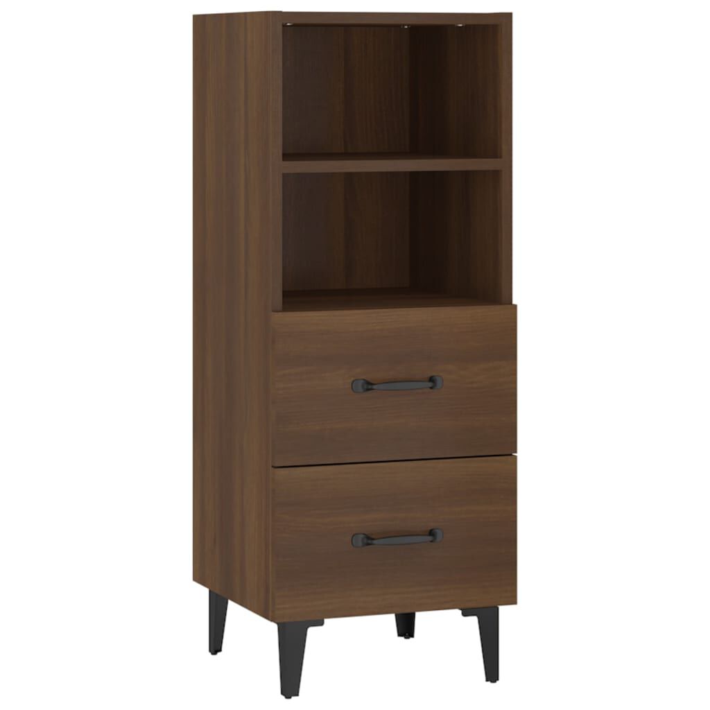 vidaXL Ντουλάπι Καφέ Δρυς 34,5 x 34 x 90 εκ. Επεξεργασμένο Ξύλο