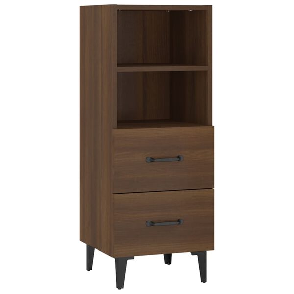 vidaXL Ντουλάπι Καφέ Δρυς 34,5 x 34 x 90 εκ. Επεξεργασμένο Ξύλο