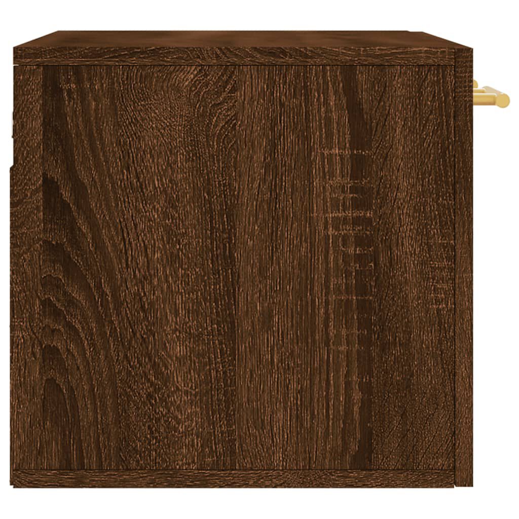 vidaXL Ντουλάπι Τοίχου Καφέ Δρυς 60x36,5x35 εκ. Επεξεργασμένο Ξύλο