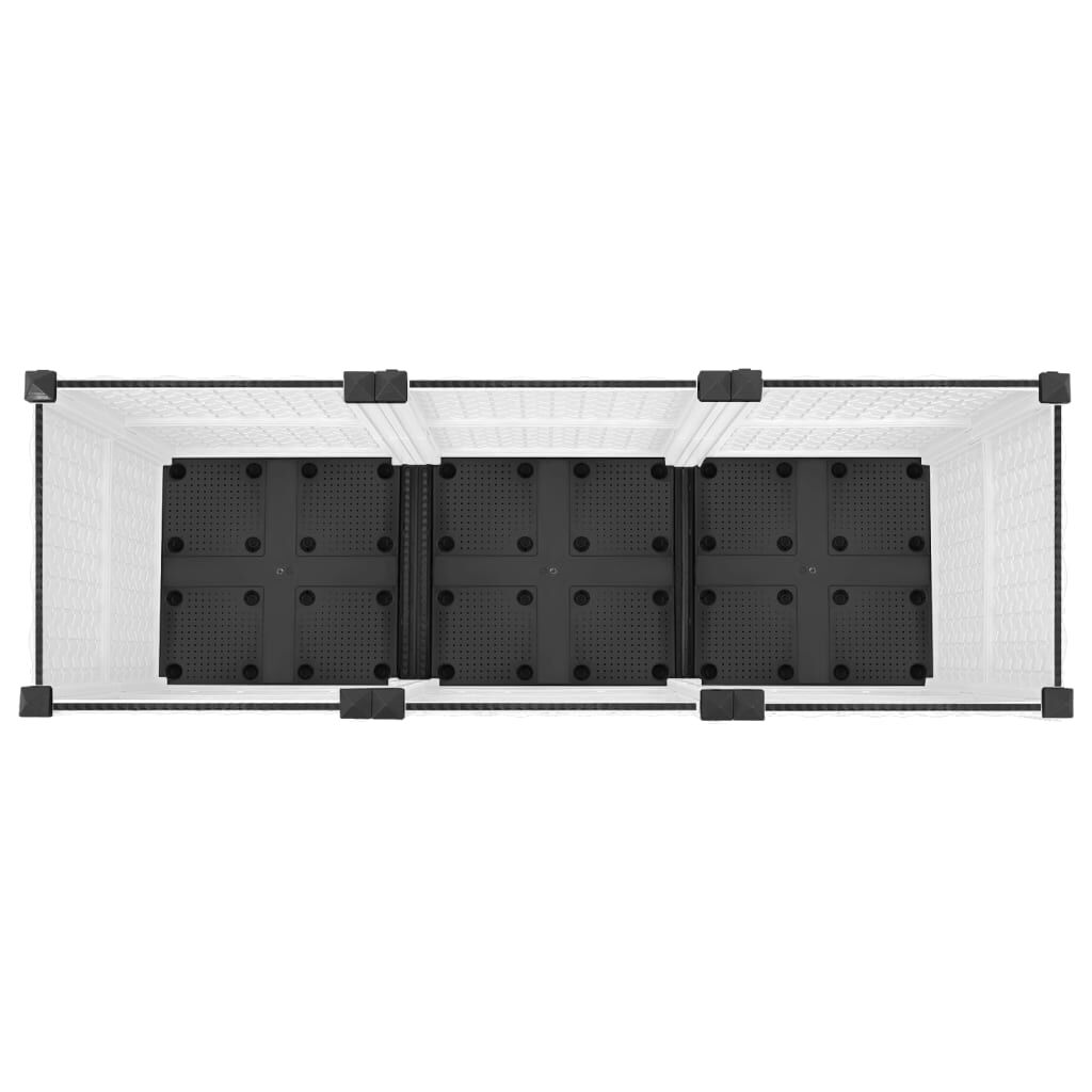 vidaXL Ζαρντινιέρα 120 x 40 x 38 εκ. από Πολυπροπυλένιο