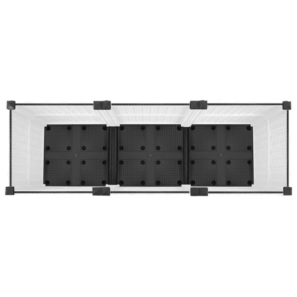vidaXL Ζαρντινιέρα 120 x 40 x 38 εκ. από Πολυπροπυλένιο