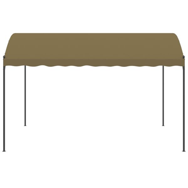 vidaXL Κιόσκι Taupe 4 x 3 x 2,6 μ. 180 γρ/μ²